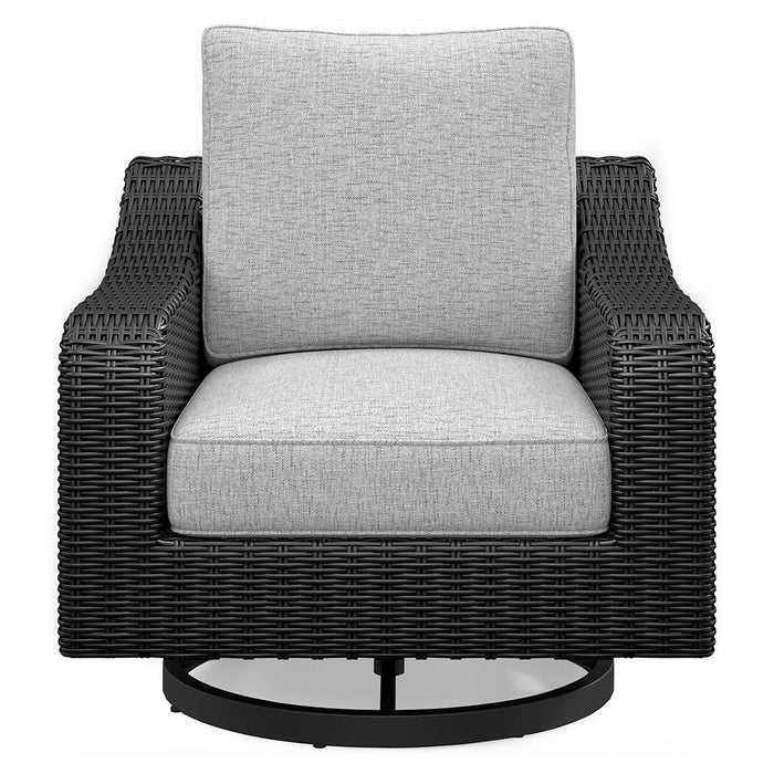 Beachcroft Outdoor Swivel Lounge with Cushion - Valley Furniture (Rohnert Park, CA)