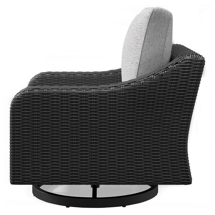 Beachcroft Outdoor Swivel Lounge with Cushion - Valley Furniture (Rohnert Park, CA)
