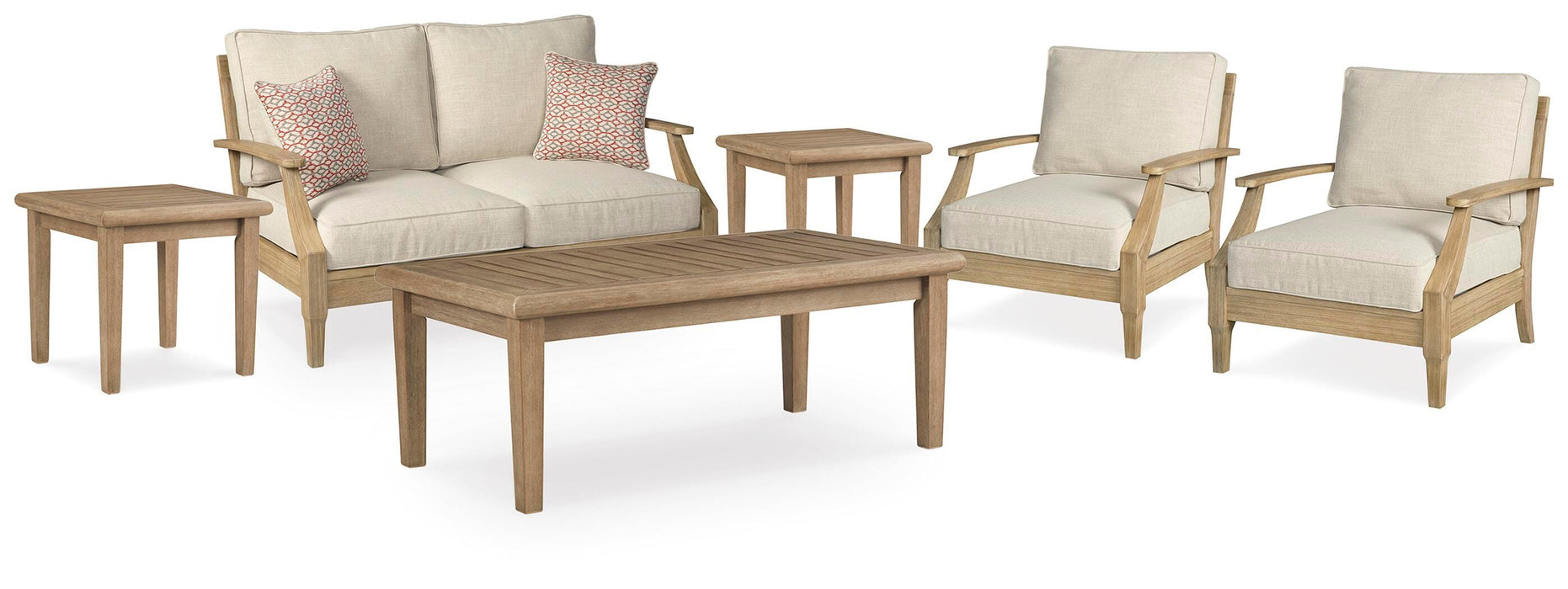 Clare View Outdoor Seating Set - Valley Furniture (Rohnert Park, CA)