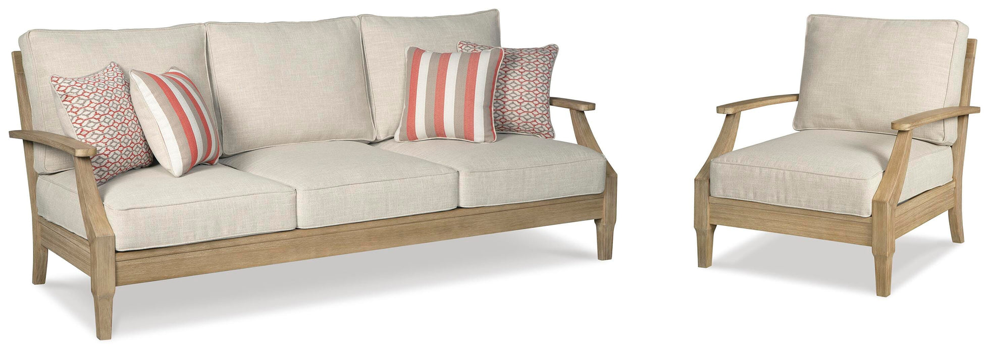 Clare View Outdoor Seating Set - Valley Furniture (Rohnert Park, CA)