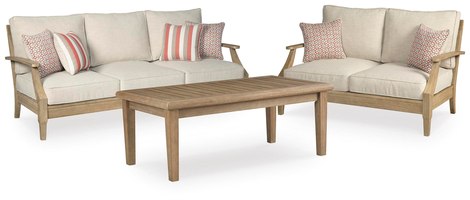 Clare View Outdoor Seating Set - Valley Furniture (Rohnert Park, CA)