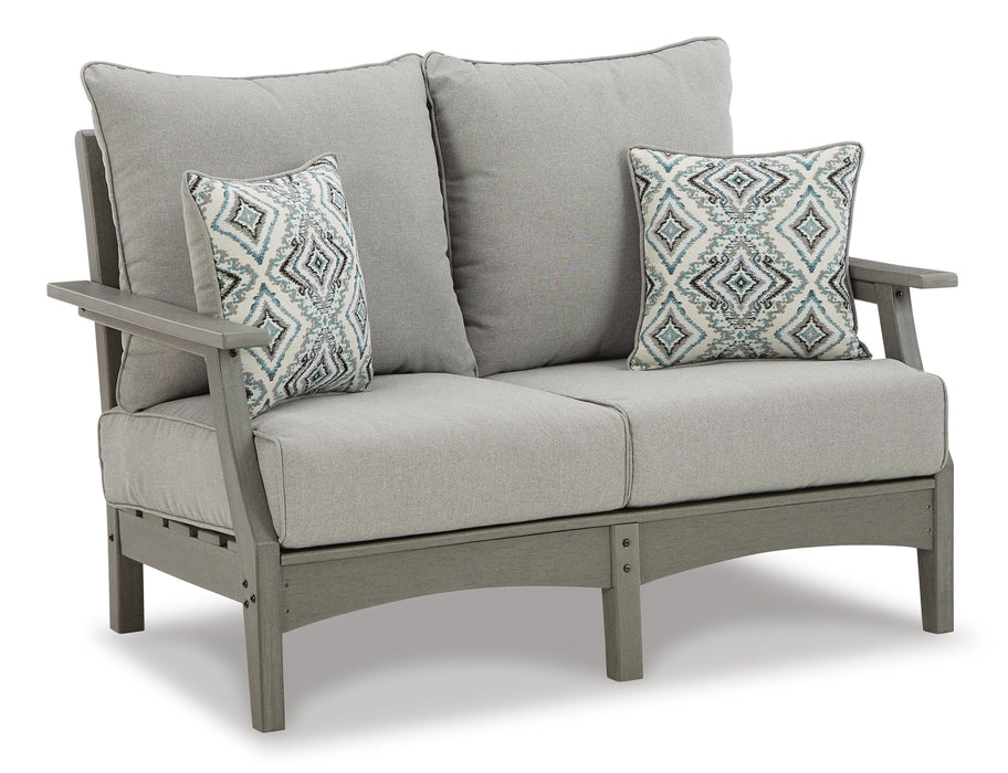 Visola Outdoor Sofa and Loveseat Set - Valley Furniture (Rohnert Park, CA)