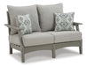 Visola Outdoor Sofa and Loveseat Set - Valley Furniture (Rohnert Park, CA)