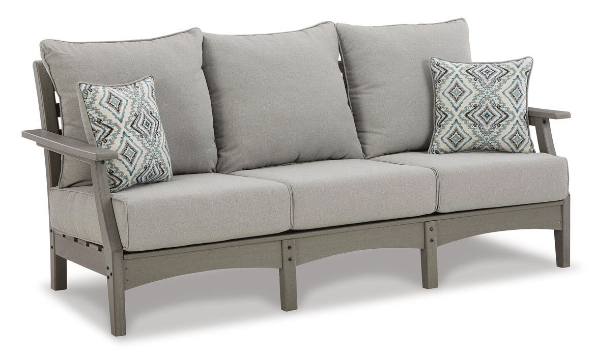 Visola Outdoor Sofa and Loveseat Set - Valley Furniture (Rohnert Park, CA)