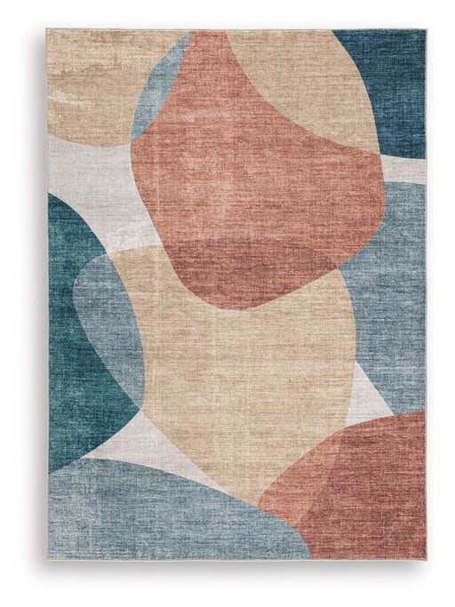 Chanleigh Washable 5' x 7' Area Rug - Valley Furniture (Rohnert Park, CA)