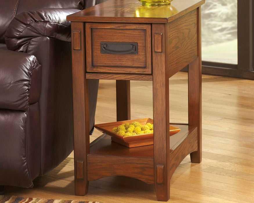Breegin Chairside End Table - Valley Furniture (Rohnert Park, CA)