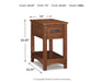 Breegin Chairside End Table - Valley Furniture (Rohnert Park, CA)