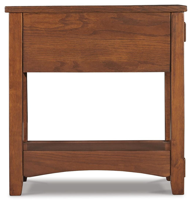 Breegin Chairside End Table - Valley Furniture (Rohnert Park, CA)