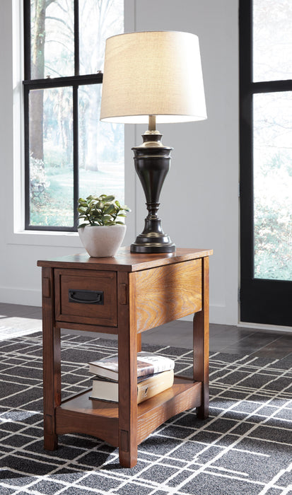 Breegin Chairside End Table - Valley Furniture (Rohnert Park, CA)