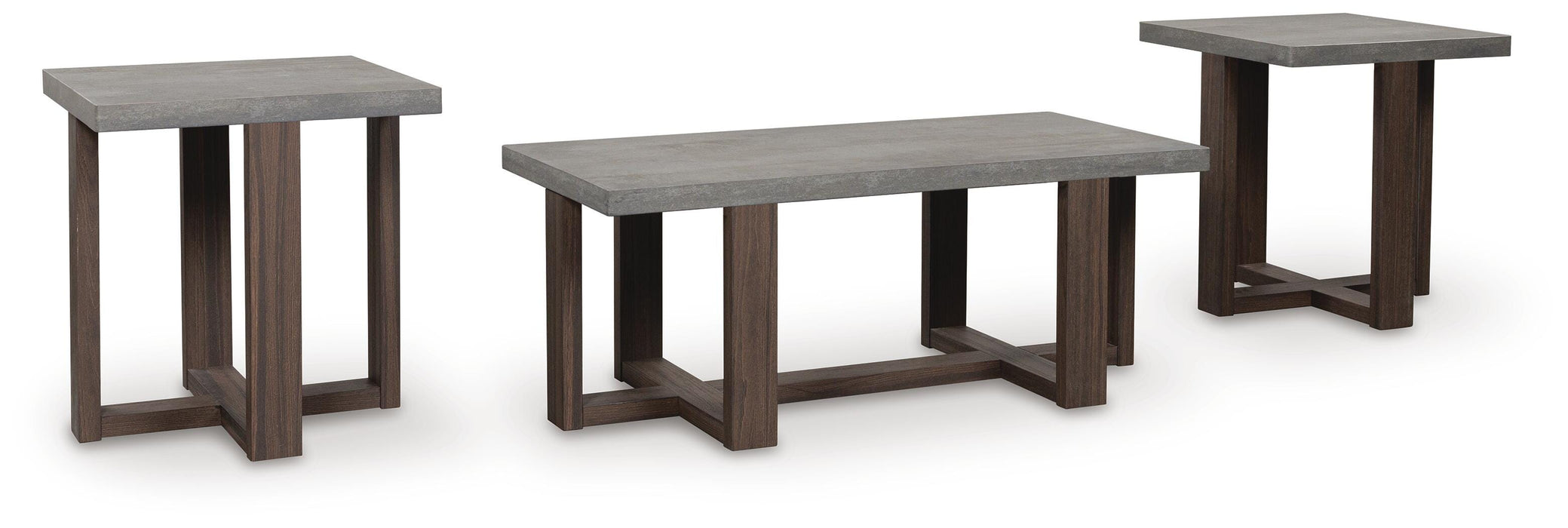 Dynnford Table (Set of 3) - Valley Furniture (Rohnert Park, CA)