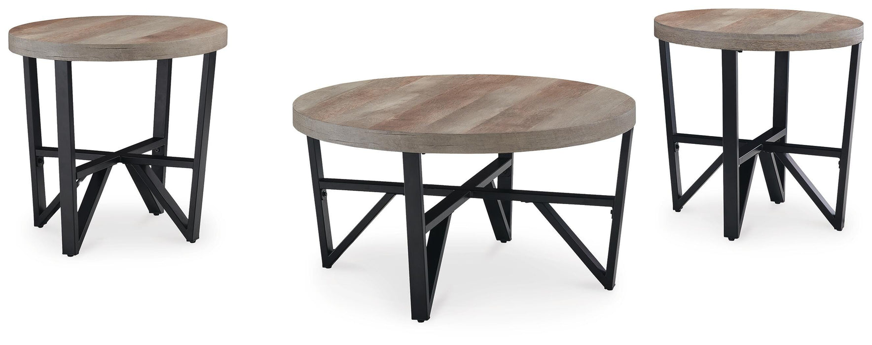 Deanlee Table (Set of 3) - Valley Furniture (Rohnert Park, CA)