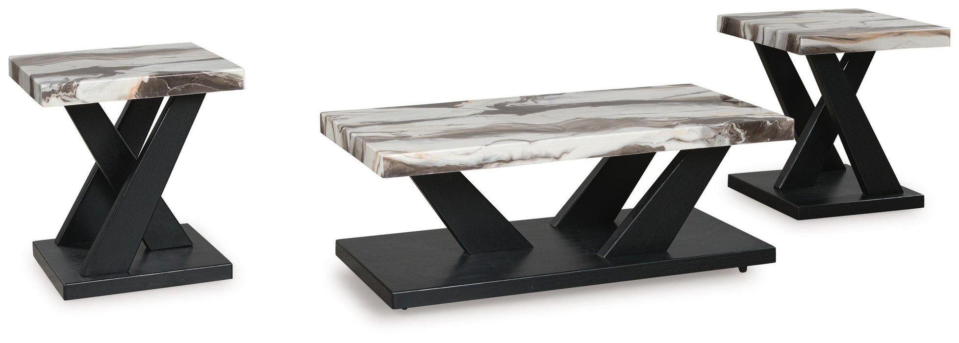 Cendill Table (Set of 3) - Valley Furniture (Rohnert Park, CA)