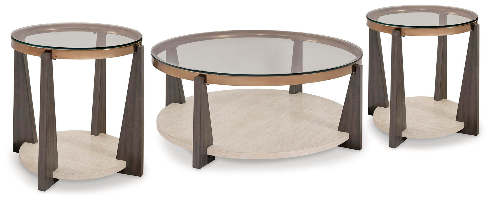 Frazwa Occasional Table Set - Valley Furniture (Rohnert Park, CA)