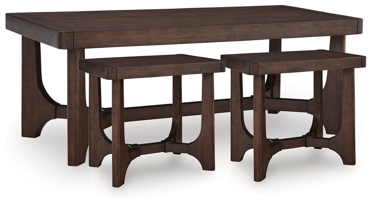 Korestone Occasional Table Set - Valley Furniture (Rohnert Park, CA)