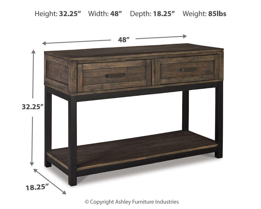 Johurst Sofa/Console Table - Valley Furniture (Rohnert Park, CA)