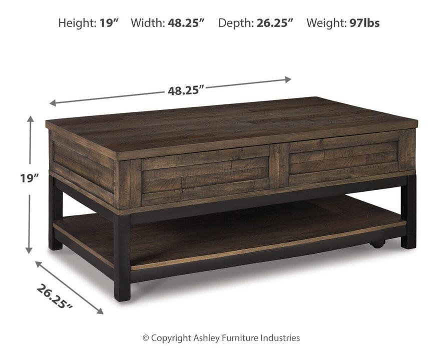 Johurst Coffee Table with Lift Top - Valley Furniture (Rohnert Park, CA)