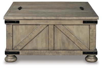 Aldwin Coffee Table With Storage - Valley Furniture (Rohnert Park, CA)