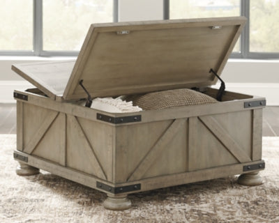 Aldwin Coffee Table With Storage - Valley Furniture (Rohnert Park, CA)