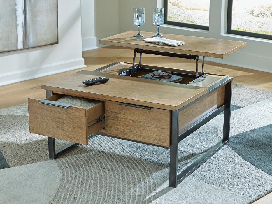 Montia Lift-Top Coffee Table - Valley Furniture (Rohnert Park, CA)