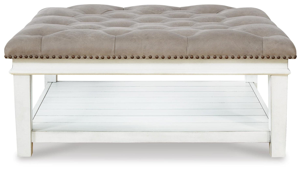 Kanwyn Upholstered Ottoman Coffee Table - Valley Furniture (Rohnert Park, CA)