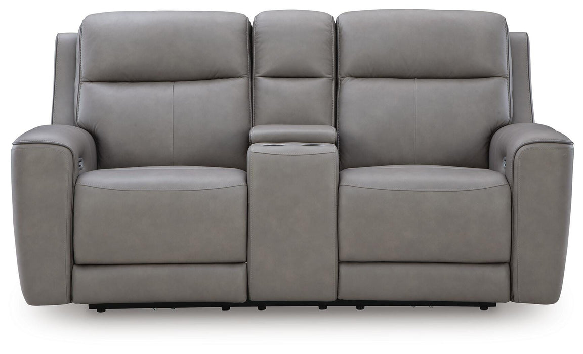 5Z-Comfort Power Reclining Loveseat with Console - Valley Furniture (Rohnert Park, CA)