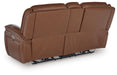 Healy Pier Power Reclining Loveseat with Console - Valley Furniture (Rohnert Park, CA)