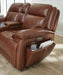 Healy Pier Power Reclining Loveseat with Console - Valley Furniture (Rohnert Park, CA)