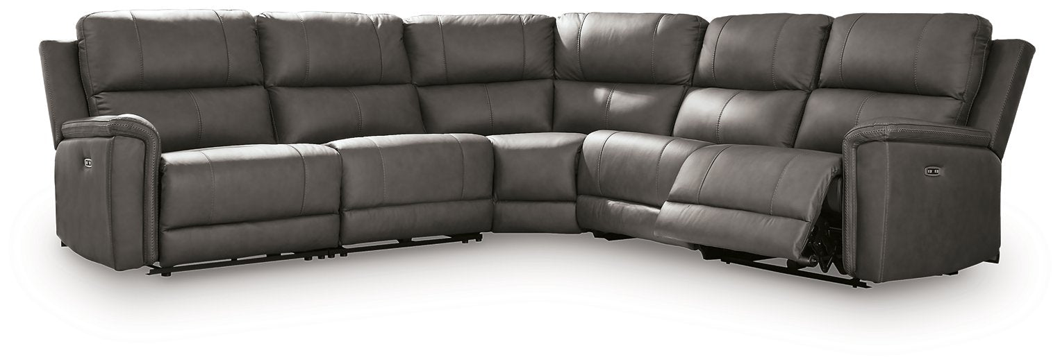 Bleckley Power Reclining Sectional - Valley Furniture (Rohnert Park, CA)