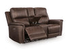 Bleckley Power Reclining Loveseat with Console - Valley Furniture (Rohnert Park, CA)