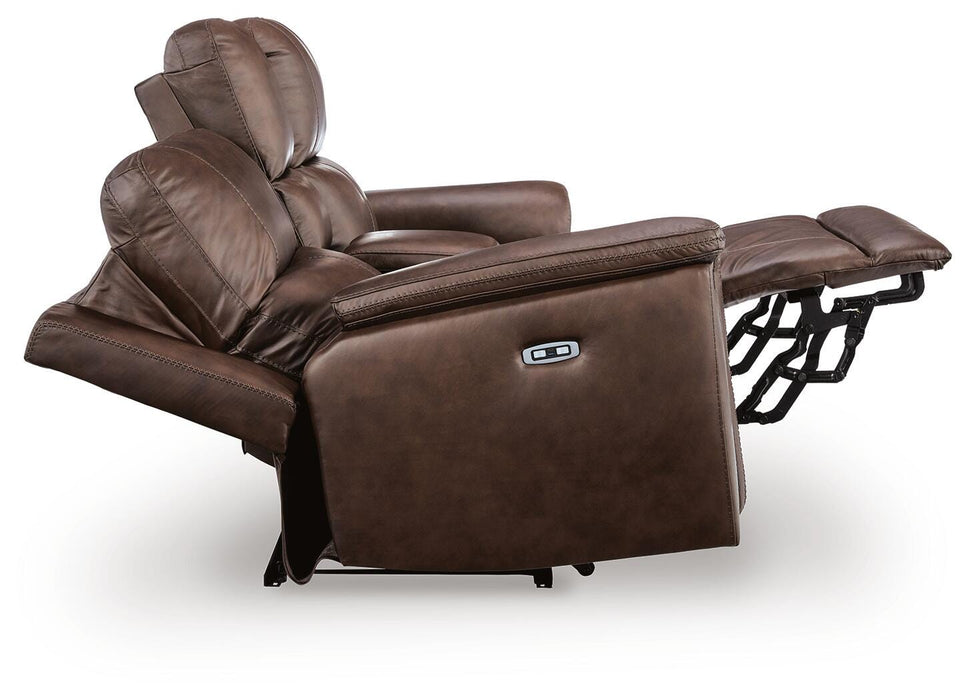 Bleckley Power Reclining Loveseat with Console - Valley Furniture (Rohnert Park, CA)