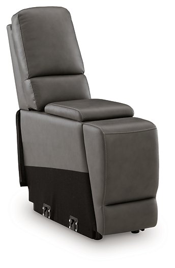 5Z - Pittson Power Reclining Sectional Loveseat with Console - Valley Furniture (Rohnert Park, CA)