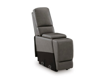5Z - Pittson Power Reclining Sectional Loveseat with Console - Valley Furniture (Rohnert Park, CA)