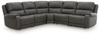 5Z - Pittson Power Reclining Sectional - Valley Furniture (Rohnert Park, CA)