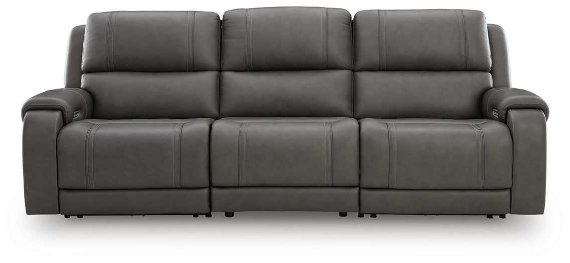 5Z - Pittson Power Sectional Reclining Sofa - Valley Furniture (Rohnert Park, CA)