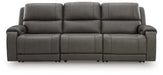 5Z - Pittson Power Sectional Reclining Sofa - Valley Furniture (Rohnert Park, CA)