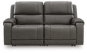 5Z - Pittson Power Reclining Sectional Loveseat - Valley Furniture (Rohnert Park, CA)