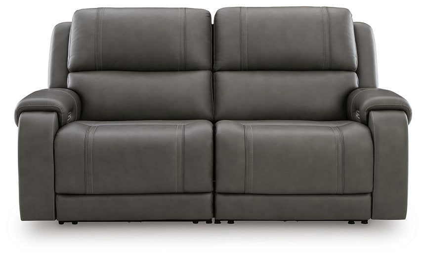 5Z - Pittson Power Reclining Sectional Loveseat - Valley Furniture (Rohnert Park, CA)