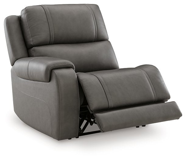 5Z - Pittson Power Sectional Reclining Sofa - Valley Furniture (Rohnert Park, CA)