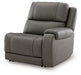 5Z - Pittson Power Reclining Sectional Loveseat with Console - Valley Furniture (Rohnert Park, CA)