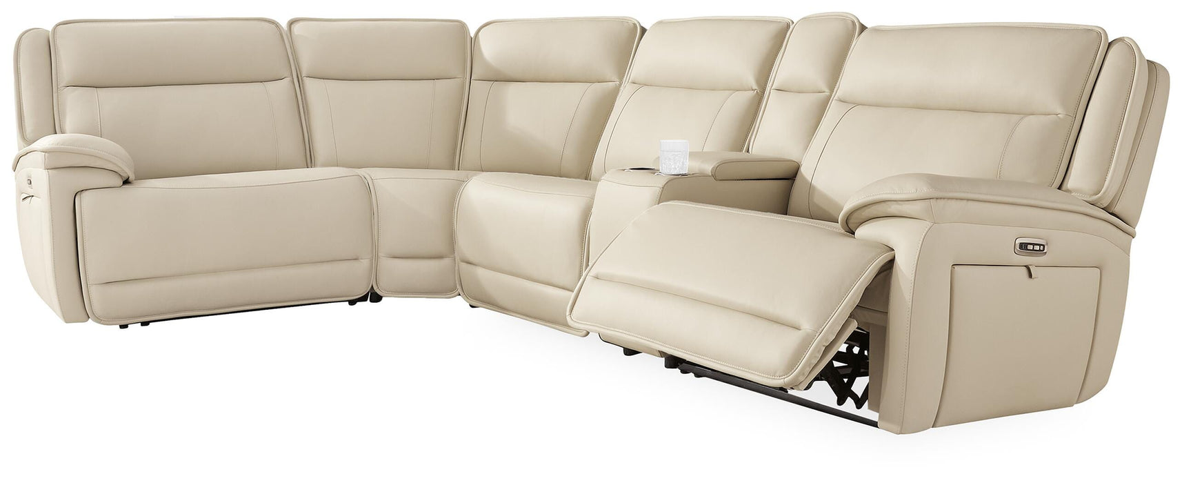 Double Deal Reclining Sectional with Console - Valley Furniture (Rohnert Park, CA)