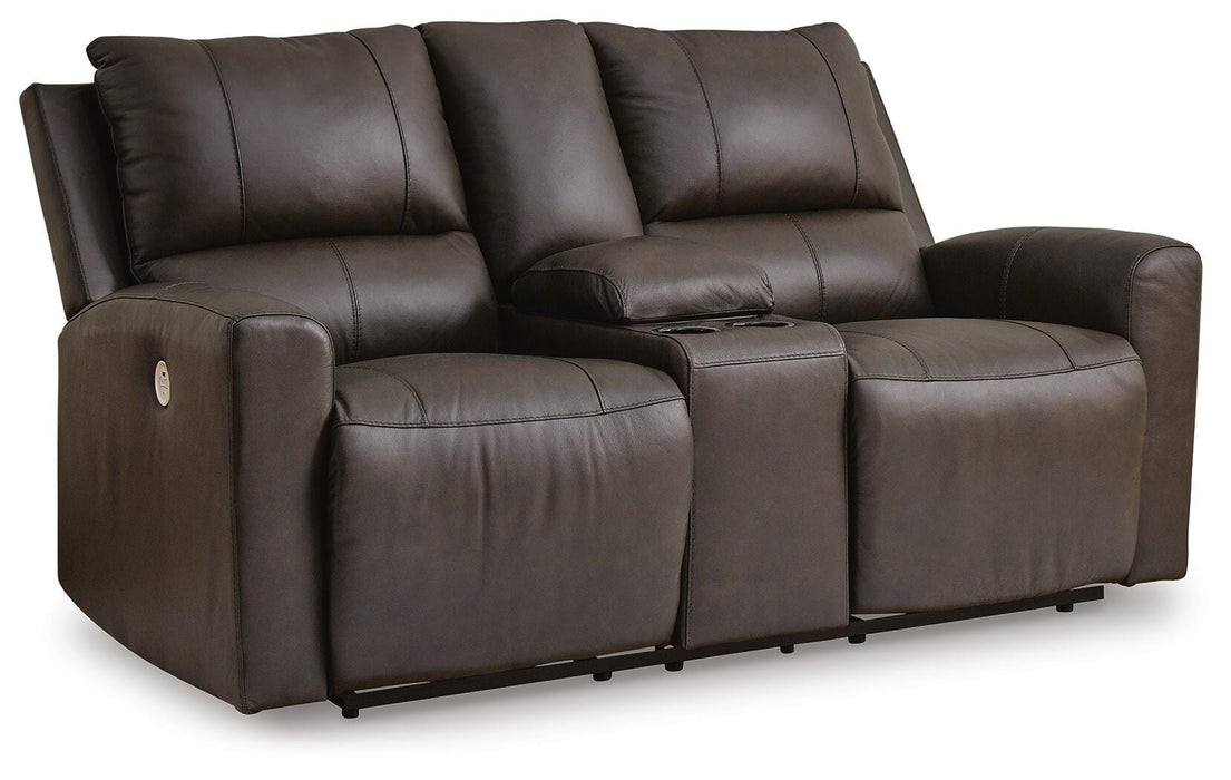 Boxmere Power Reclining Loveseat with Console - Valley Furniture (Rohnert Park, CA)