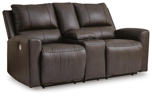 Boxmere Power Reclining Loveseat with Console - Valley Furniture (Rohnert Park, CA)