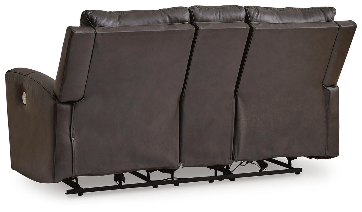 Boxmere Power Reclining Loveseat with Console - Valley Furniture (Rohnert Park, CA)