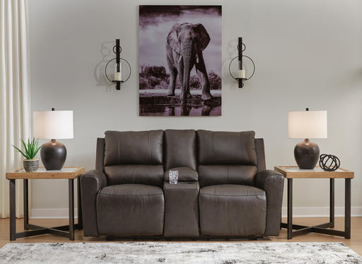 Boxmere Power Reclining Loveseat with Console - Valley Furniture (Rohnert Park, CA)