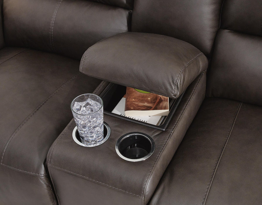 Boxmere Power Reclining Loveseat with Console - Valley Furniture (Rohnert Park, CA)