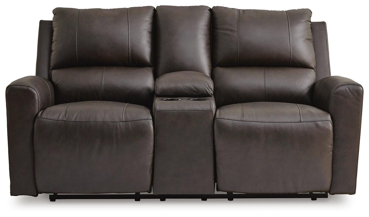 Boxmere Power Reclining Loveseat with Console - Valley Furniture (Rohnert Park, CA)
