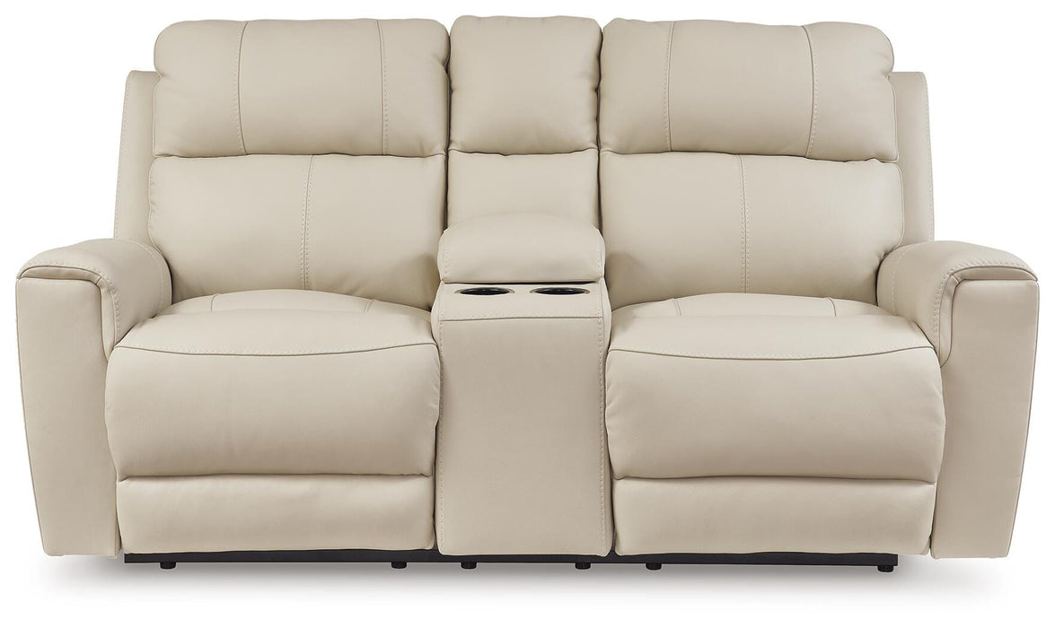 Dahlmoore Power Reclining Loveseat with Console - Valley Furniture (Rohnert Park, CA)