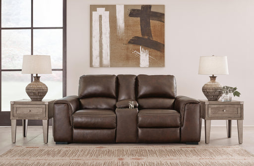 Alessandro Power Reclining Loveseat with Console - Valley Furniture (Rohnert Park, CA)