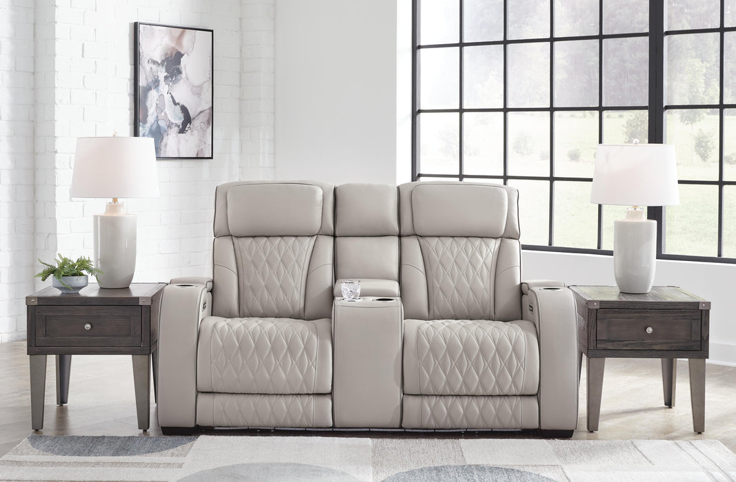 Boyington Power Reclining Loveseat with Console - Valley Furniture (Rohnert Park, CA)