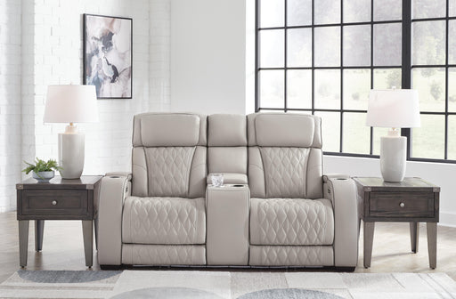 Boyington Power Reclining Loveseat with Console - Valley Furniture (Rohnert Park, CA)
